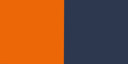 Orange/navy