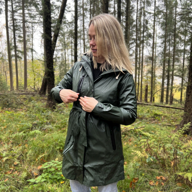 Recycled regnjakke kvinde